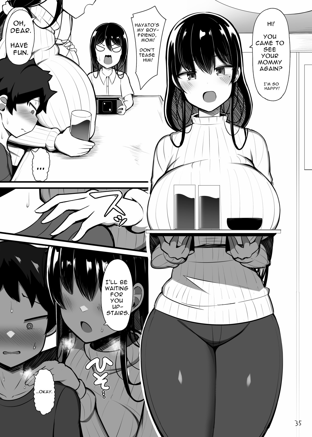 Hentai Manga Comic-Serious Copulation with my Sister and Mom-Read-35